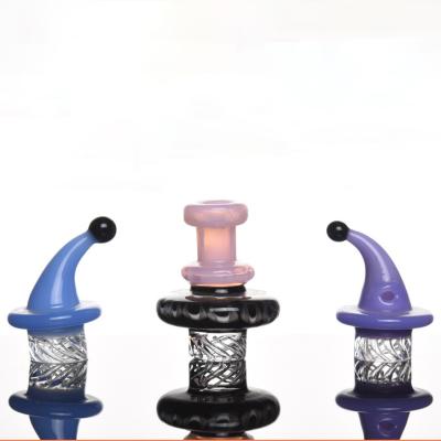 China Wholesale High Quality Christmas Creative Glass Cap Accessories China Hookah Screw Glass Carburetor For Sausage for sale