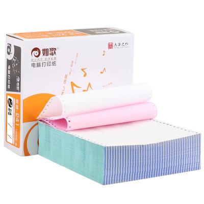 China 2-Ply Computer Premium Continuous Carbonless Copy Paper for Dot Matrix Printers, White /Pink 9.5