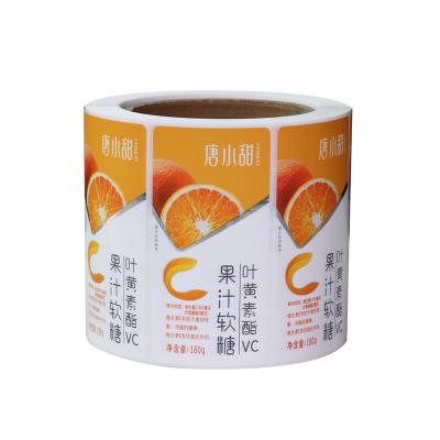 China Custom Waterproof Vinyl Juice Beverage Stickers On Bottles Label for sale