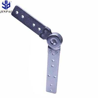 China Modern Jinpai 90~180 Degree 6 Gears Backrest Hinge For Sofa Armrest Adjustable Hinge For Sofa Or Sofa Bed for sale