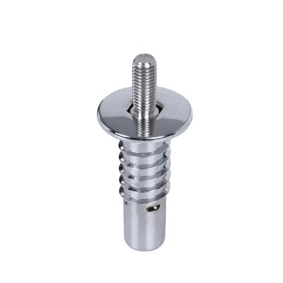 China Furniture hardware accessories sofa headrest hinge sleeve modern detachable metal threaded socket for sale