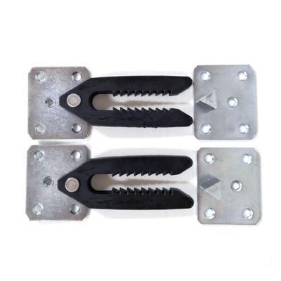 China Modern Wholesale High Quality Furniture Connector Metal Fittings Set Hidden Sofa Hinge Plastic Hardware Products for sale