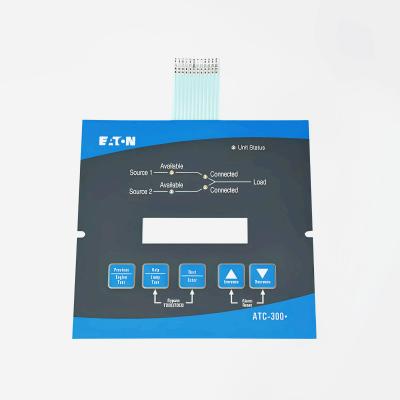 China Kabelgebundener, kabelloser LED-Membranschalter, Folientastatur-Overlay, 0,5 A Strom zu verkaufen