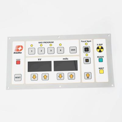 China Superposición gráfica de membrana de impresión ULTRAVIOLETA, OEM del interruptor de membrana del ANIMAL DOMÉSTICO en venta