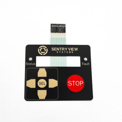 China Polyester Keypad Switch PET Membrane Switch with Glossy/Matte/Frosted Surface for Electronic Devices for sale