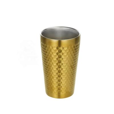 China KOREAN KOREAN Metal Drinkware Hammer Mugs Party Club Restaurant Cafe Beer Stainless Steel Tumbler for sale