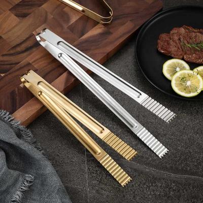 China Polished Hot Sale Korean Stainless Steel Barbecue BBQ Buffet Steak Food Grill Clip for sale