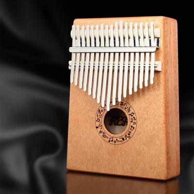 China Hot Sale Mahogany Music Thumb Piano Kalimba 17 Keys For Sale Mahogany Kalimba Kalimba Musical Instrument for sale