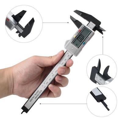 China Convenient Forehead Measuring Tool Eyebrow Measuring Electronic Digital Vernier Caliper LCD Screen Tool Micrometer Measuring Ruler for sale