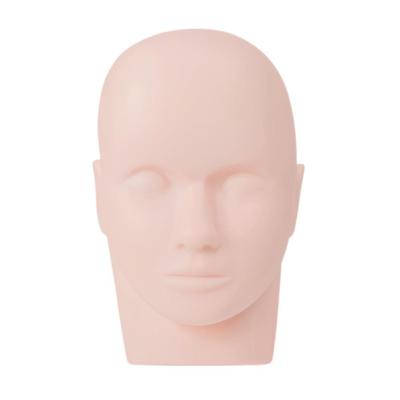 China sustainable & head model Heads practice silicone Heads Lash Rubber Eyelash Extension Training soft rubber mannequin head mannequin head for sale