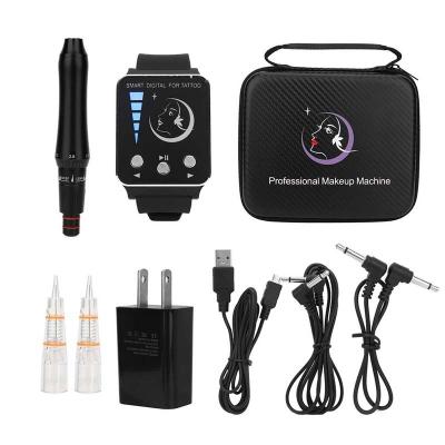 China Portable Wholesale Permanent Makeup Tattoo Eyebrow Smart Watch Tattoo Machine Microblading Machine Pen Semi for sale