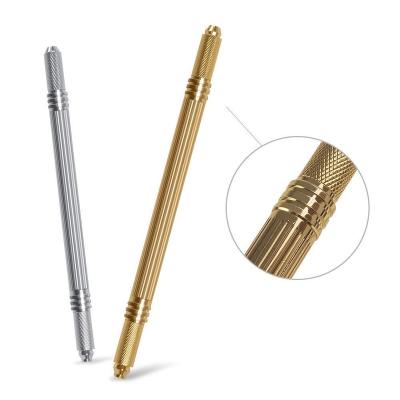 China Permanent Makeup Manual Permanent Tattoo Pen Microblading Eyebrow Aluminum Alloy Eyebrow Microblading Pen for sale