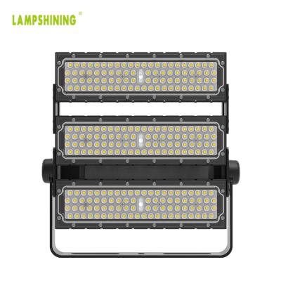 China Black Outdoor Flood Lighting Sports Field 120V 240V Waterproof Security Lighting 150 Watt 25500lm Modular Led Flood Light For Outdoor Area for sale