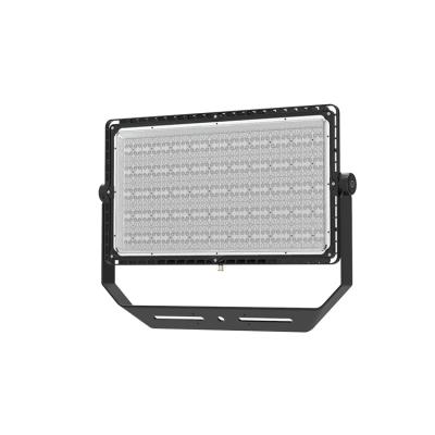 China Large Area Lighting Fixture Black Outdoor High Efficiency 100-277Vac SMD5050 LED Stadium Spotlight 600W 108000Lm Dimmable High Mast Light for sale