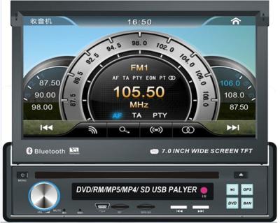 China 7 Zoll Touch Screen 1080P Universal-DVD GPS Navigationsanlage 1024*600 zu verkaufen