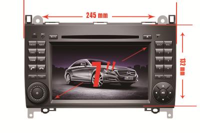 中国 Mercedez のベンツ B のクラス人間の特徴をもつ車 Gps の運行、7 インチ 1080P 多媒体の DVD プレイヤー 販売のため