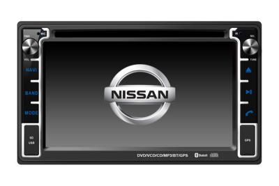 China Windows CE 6.0 Nissan DVD Navigation System 1080P 6.2 Inch Car DVD Player for sale