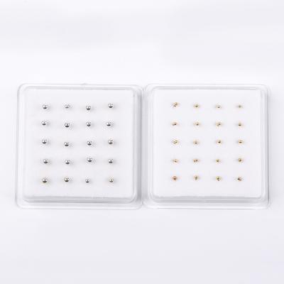 China Hiphop Fashion Personality Thin Rod Simple Direct Invisible Niche Nose Studs European And American Mini for sale