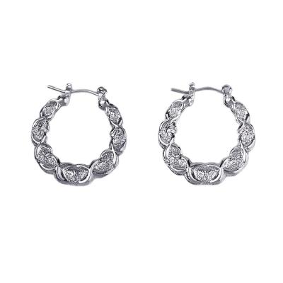 China CLASSIC Net Celebrity Same Style Niche High End Stud Earrings Silver Women for sale