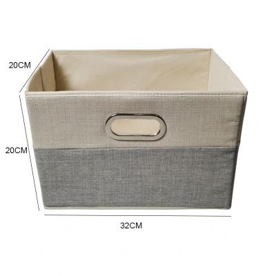 China Sustainable Wholesale New Design Durable Household Deep Grey Color Storage Baskets Sets for sale