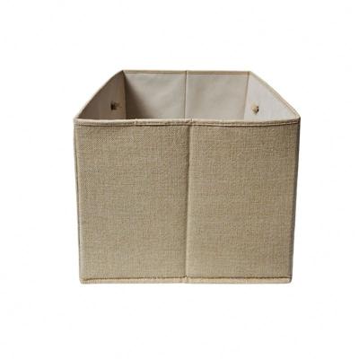 China Sustainable Storage Basket Fabric On The Table Folding Storage Basket China Price Fabric Home Storage Basket for sale