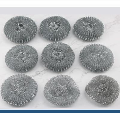 China Viable Net Bag Packing Galvanize Wire Mesh Pot Scourer Zinc Coated Scrubber Cleaning Pot Scourer for sale