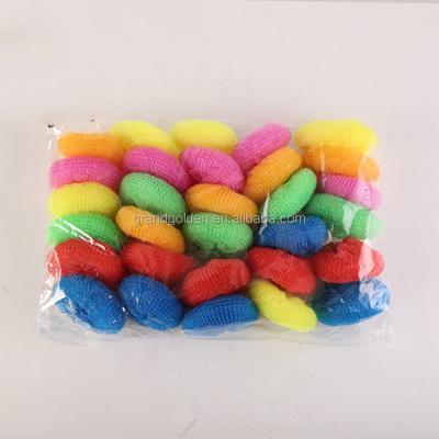 China Good Quality Sustainable PP Plastic Ball Mesh Scourer for sale