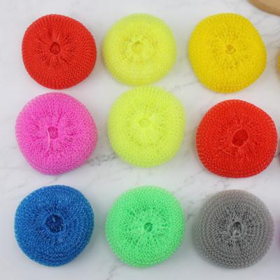 China Viable Factory Direct Heavy Ball 6g One Mesh Bag Woven Plastic Cleaning for sale