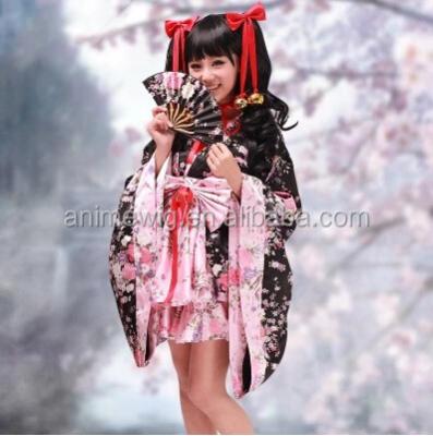 China High Quality Kimono Cosplay Lolita Dress Anime Costumes Lolita Dress Uniforms Halloween Cosplay Costumes for sale