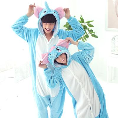 China High Quality Breathable Animal Thermal Cosplay Flannel Halloween Adult Women and Men Unisex Pajamas Sets Carnival for sale