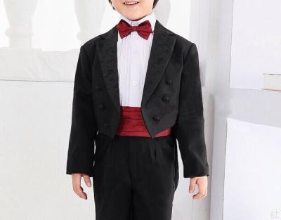 China Hot Sale 5pcs Kids Casual Gentleman Long Sleeve Clothing Sets Kids Boy Baby Formal Suit for sale