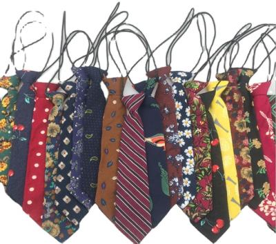 China Wholesale Solid Classic Wedding Party Neckerchief Business Ties Pattern Gift Children Formal Tie for sale