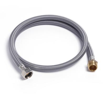 China Modern Flexible Braided Toilet Inlet Stainless Steel Metal Hose For Water for sale