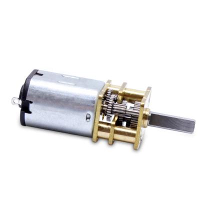 China Totally Enclosed N20 DC Gear Motor For Remote Control Electric Curtain Automatic Closing Device Fingerprint Lock for sale