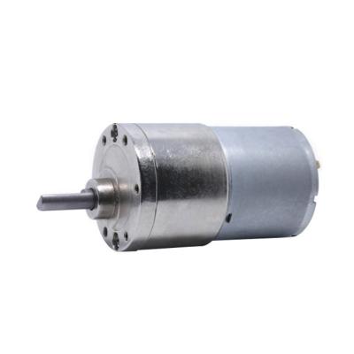 China Totally Enclosed 37R-3530 DC Gear Motor For Household Electrical Appliance 12V 24V Brush Motor for sale