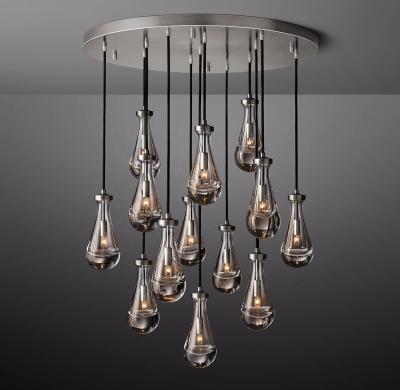 China Modern Modern Ceiling Lighting Rain Round Chandelier 36