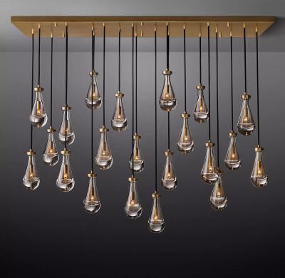 China Modern Modern Ceiling Lighting Rain Round Chandelier 72