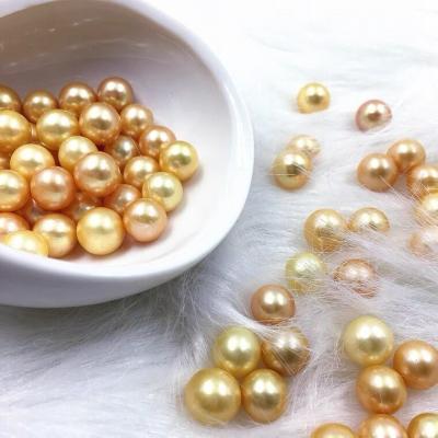 China Jewelry Making Classic Round Natural Shell Pearls, Natural Freshwater Cultured Pearl FOR DIY Sweater Necklace Earrings for sale