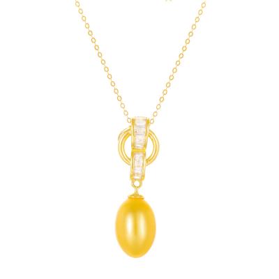 China 2021 BOHEMIA Style BOHEMIA Style Pendant Necklace Popular Cheap Pearl High Level Price Lady Gold Plated Jewelry for sale