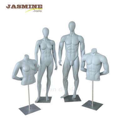 China Hot Selling Fiberglass Male / Female Sports Mannequin Moving For Display for sale