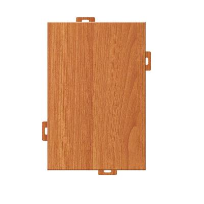 China Modern Building Decorative Wooden Gain Aluminum Wall Panels AA1100 AA5005 AA3003 for sale