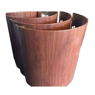 China Modern External Decoration Aluminium Panel For Wall 2.0mm Curved Column Seamed Cover for sale