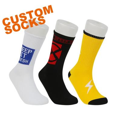 China Breathable Rayon 101 Custom Premium Youth Basketball Team Socks With Custom Designs Sport Sports Mens Logo Basketball Socks for sale