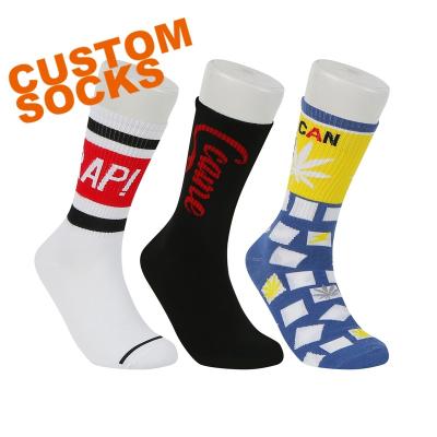 China Breathable Rayon 096 With Your Own Custom Adapter Mens Socks Elite Design Logo Sports Socks for sale