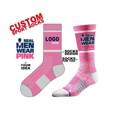 China Breathable Raylon 091 design and made your own logo sporty tube sport jars custom sport sporty socks custom logo for sale