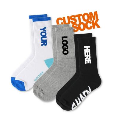 China Breathable Rayon 088 Made Your Own Design Logo Skate Tube Basketball Sports Custom Socks Own Design OEM Sports Socks for sale