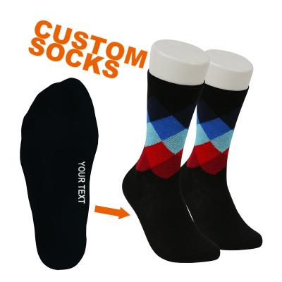 China Designer QUICK DRY Mens Cotton Raylon 011 Custom Dress Socks Crew Business Custom Socks For Men OEM Custom Socks for sale