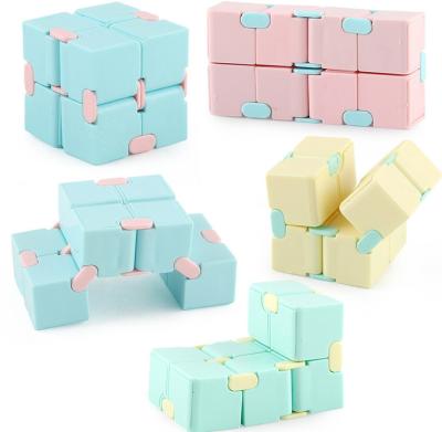 China Desk Antistress Toy Fidget Worry Cubes Kids Adults Toy Magic Infinity Cube For Decompression Mini Cube Puzzle Durable Exquisite for sale