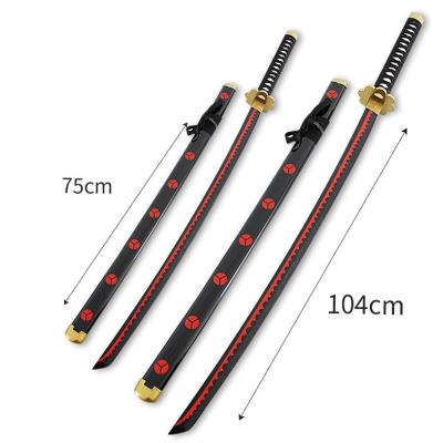 China Weapen Toy Samurai Sword Blade Anime Props Wooden Katana Demon Slayer Sword COSPLAY Anime Re-engraved Toy Swords for sale