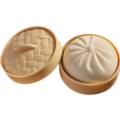 China PVC Soft Funny Compression Toy Steamed Stuffed Buns Squeeze Stir Toy Soft Slow Rebound Sensory Stress Relief Squeeze Toys Simulation Steam Squeeze Toys for sale